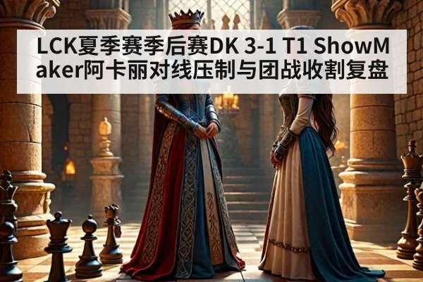 LCK夏季赛季后赛DK 3-1 T1 ShowMaker阿卡丽对线压制与团战收割复盘